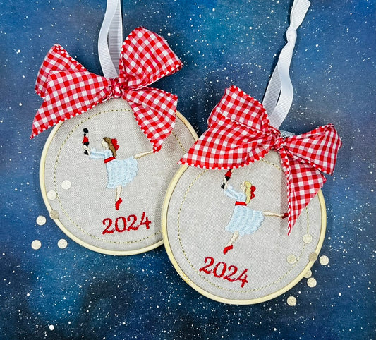 Nutcracker Clara Christmas Ornament 2025