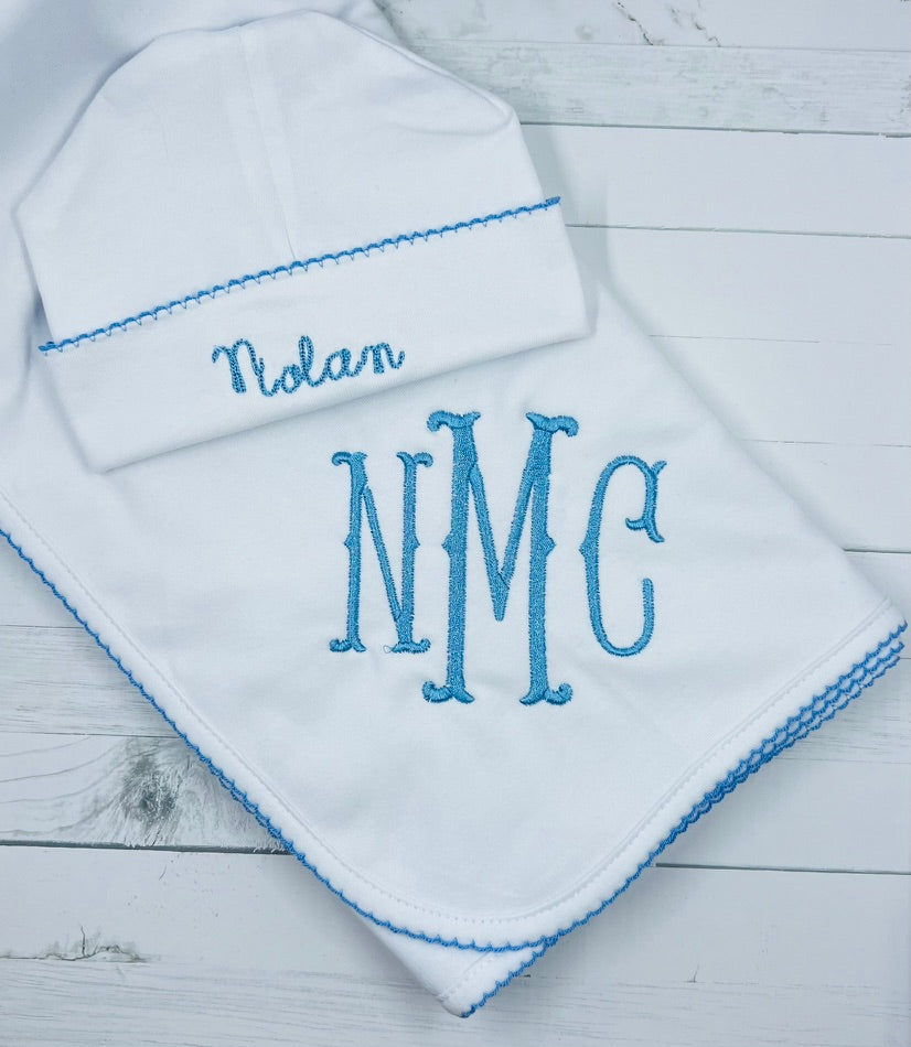 Picot Trim Baby Blanket