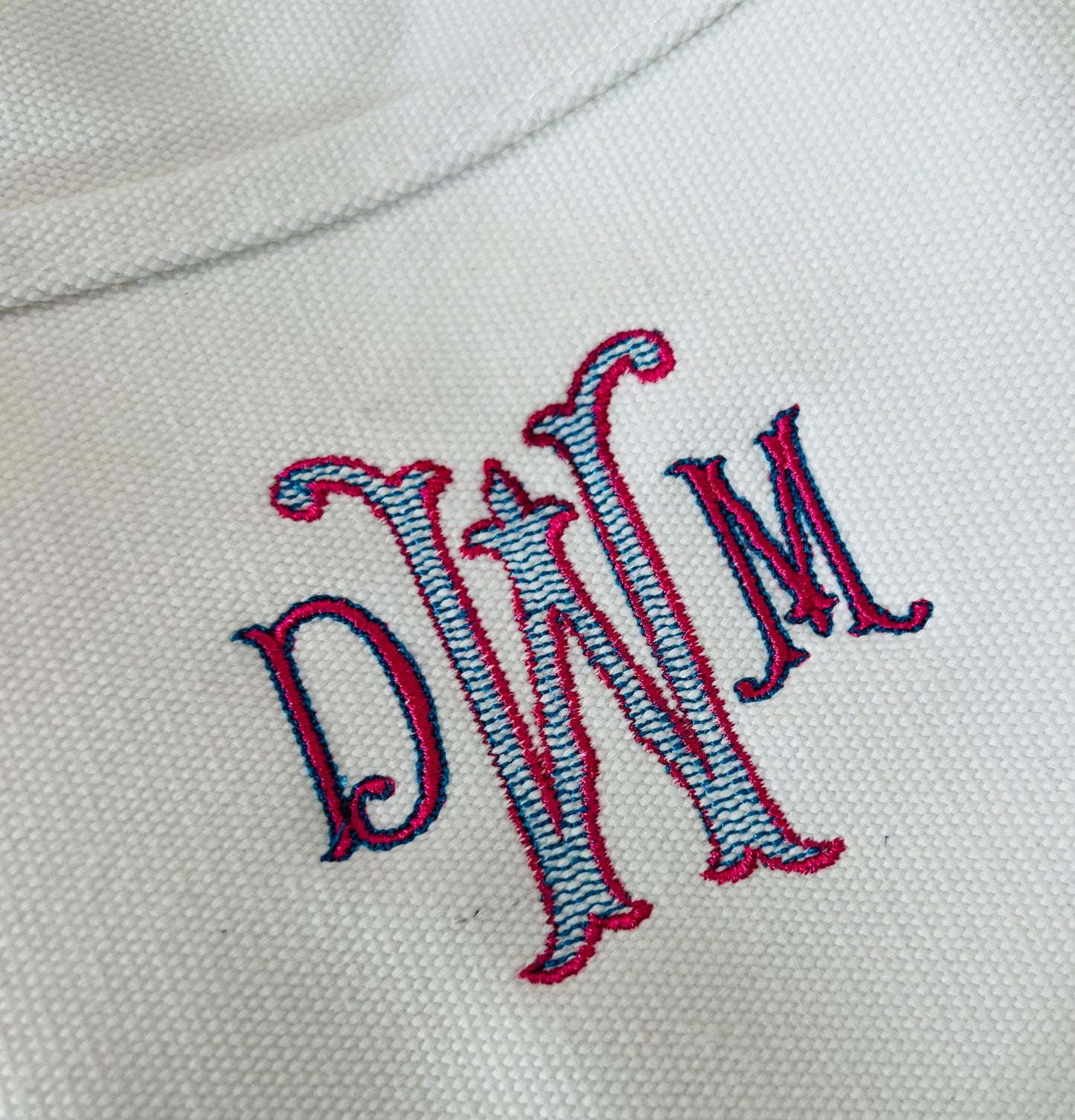 Embroidered Canvas Tote