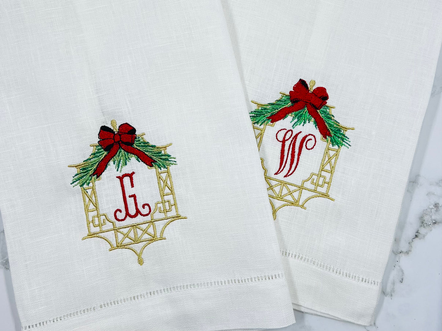 Chinoserie Christmas Frame