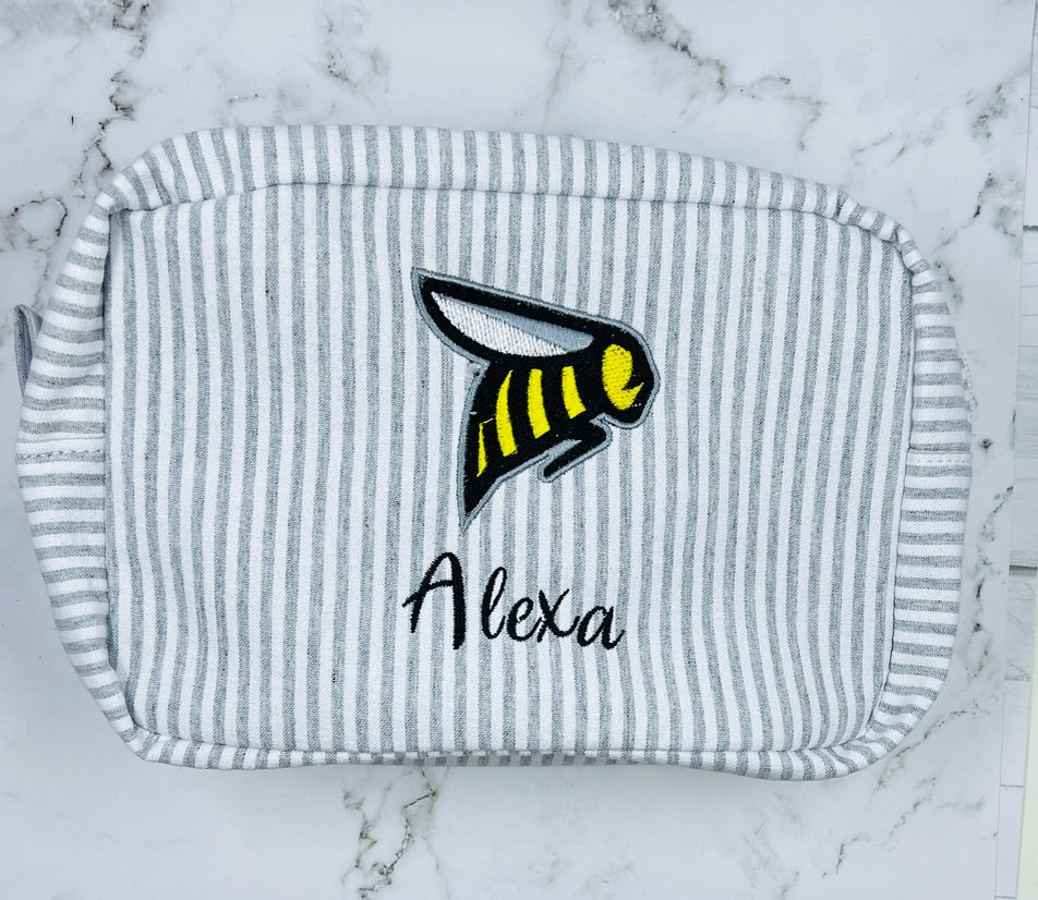 College Everything Seersucker Tote