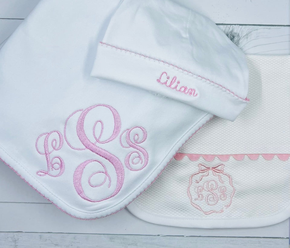 Picot Trim Baby Blanket