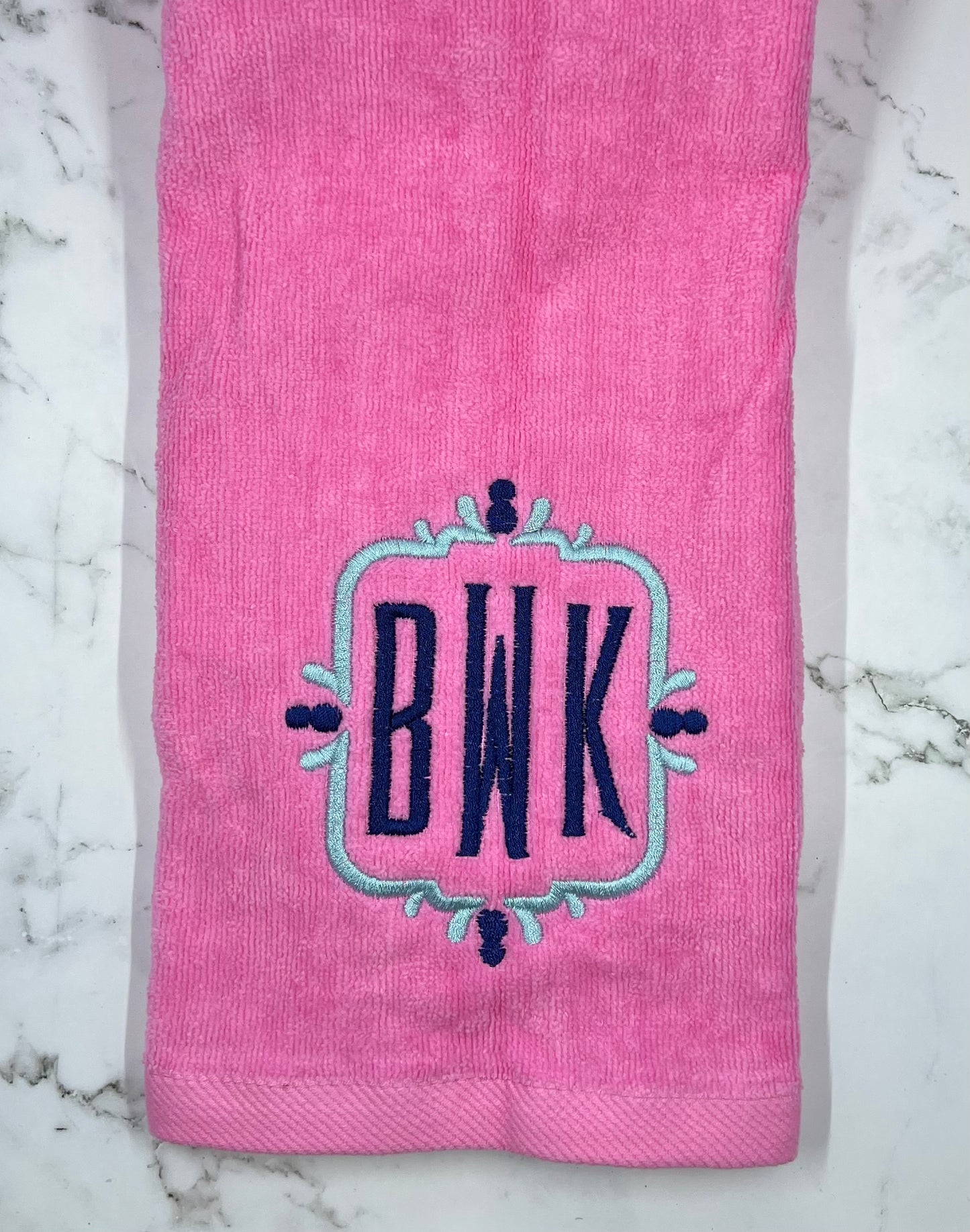 Monogrammed Golf Towel
