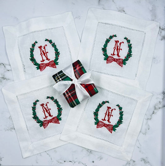 Laurel Wreath Cocktail Napkins