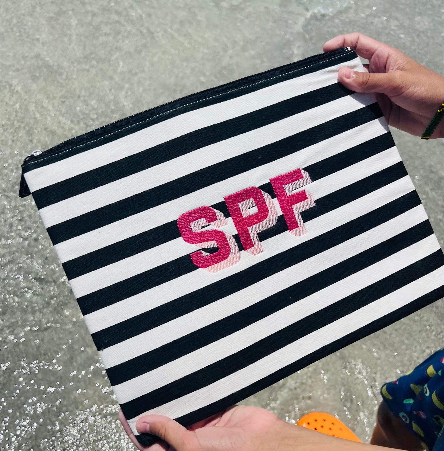 Stripe Family Pouch