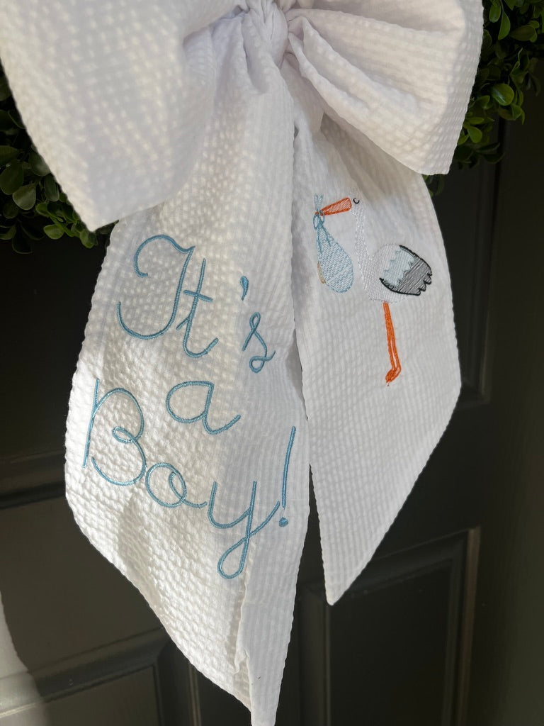 "It's A..." Birth Announcement Sash