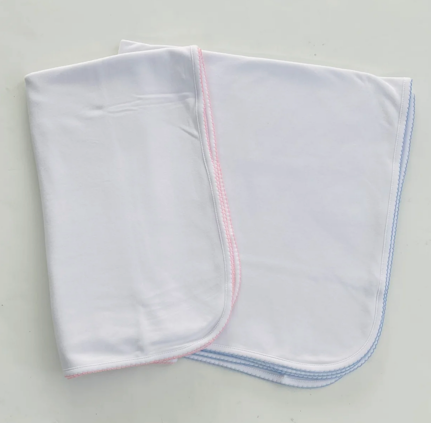 Picot Trim Baby Blanket
