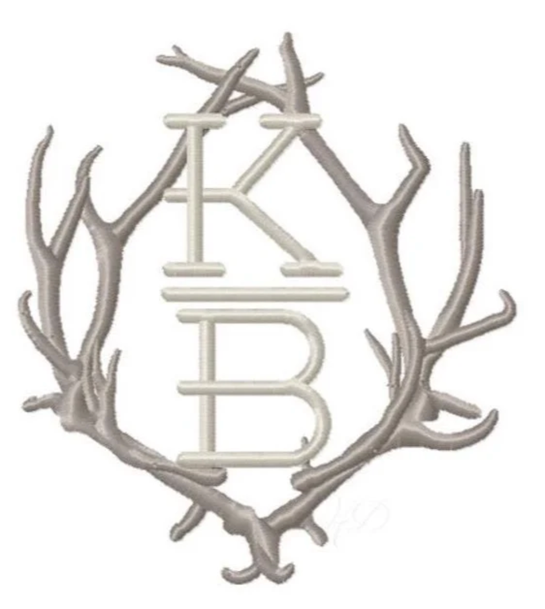 Antler Laurel Wreath Cocktail Napkin