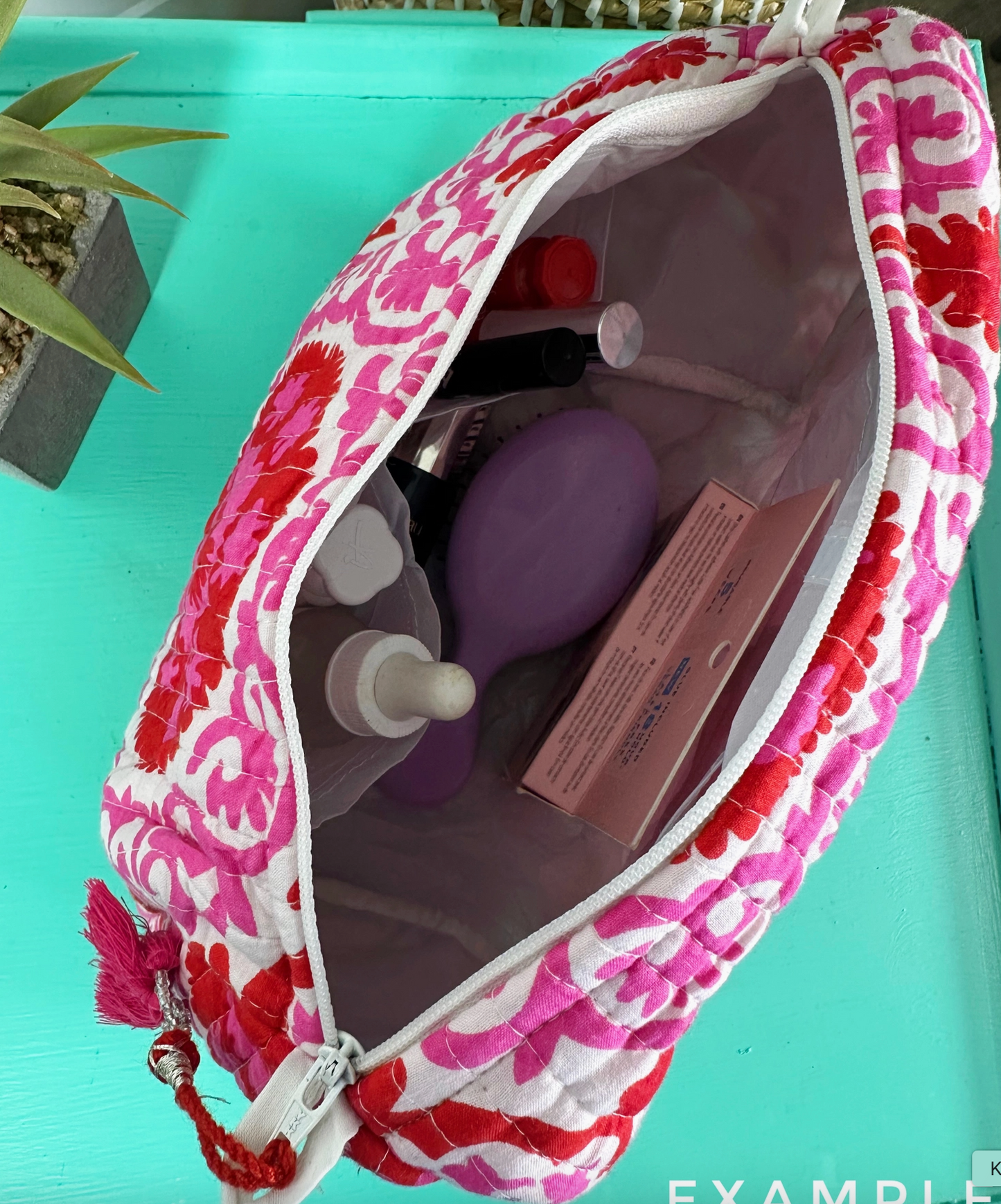 Folklore Couture Cosmetic Bag