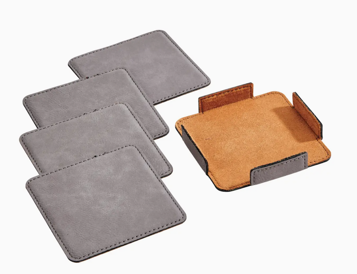 Crew Dad Leatherette Coasters