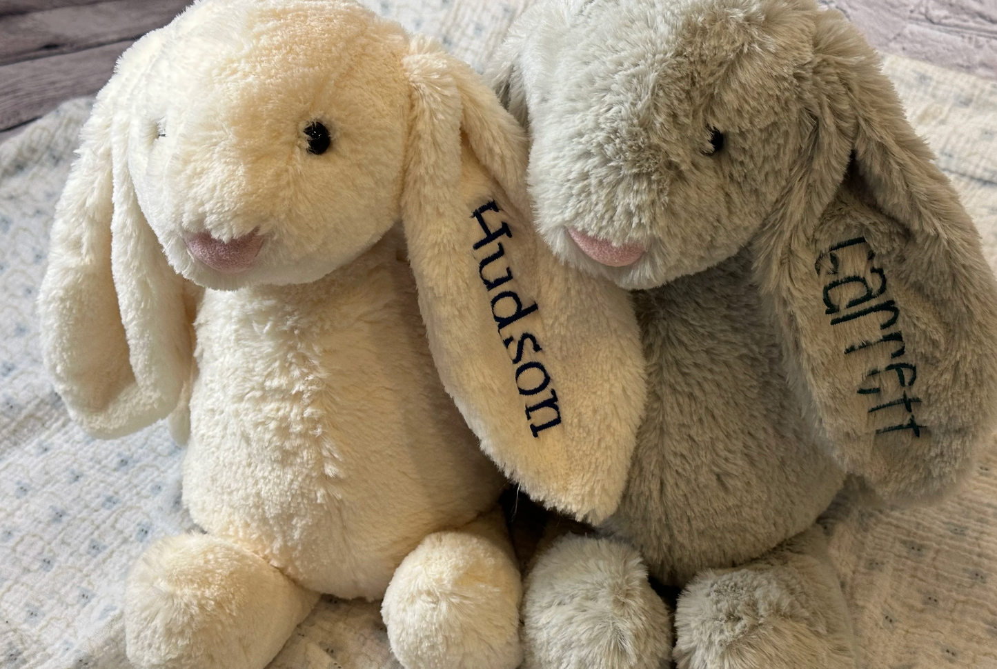 Monogrammed Plush Bunny