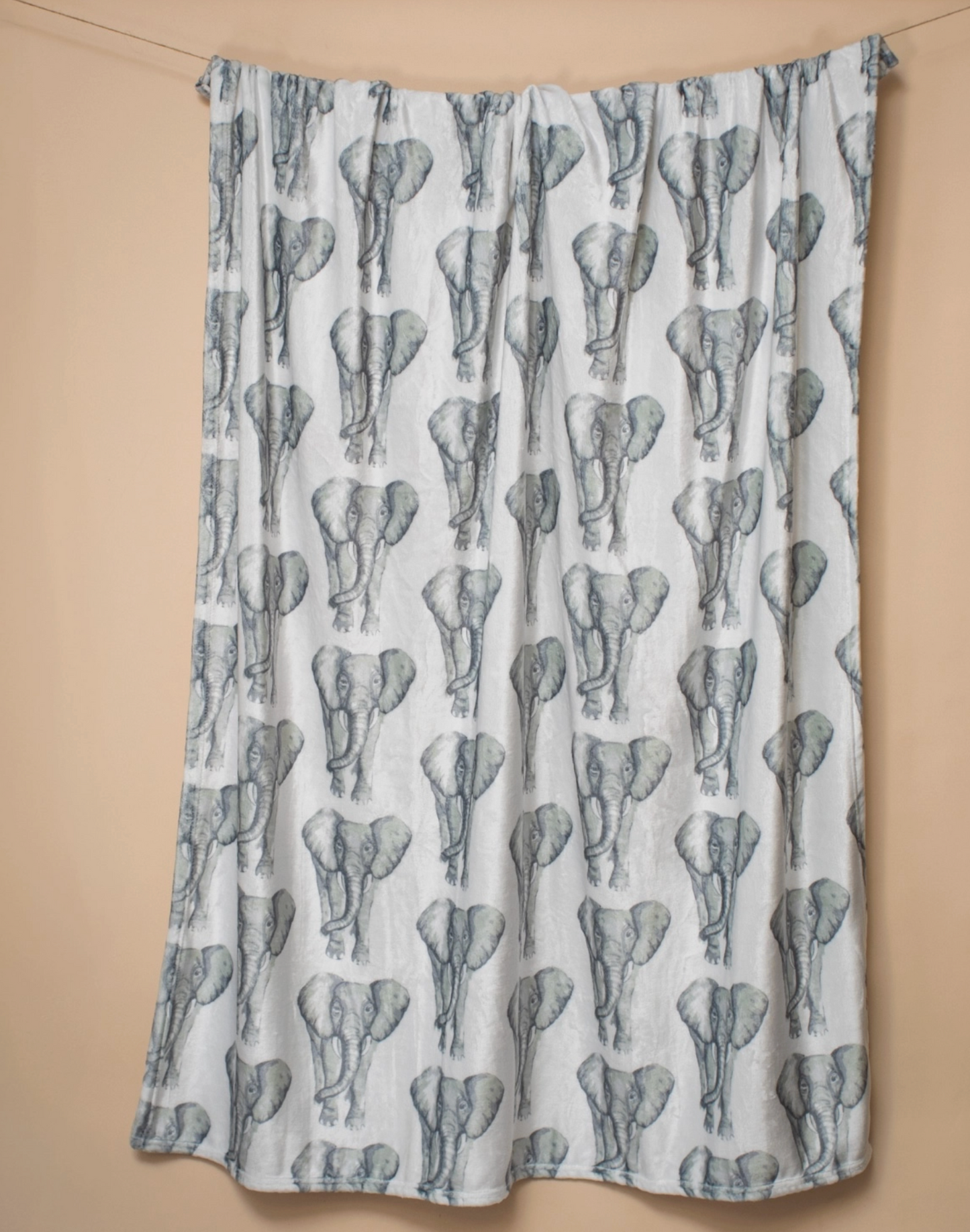 Elephant Stomp Throw Blanket
