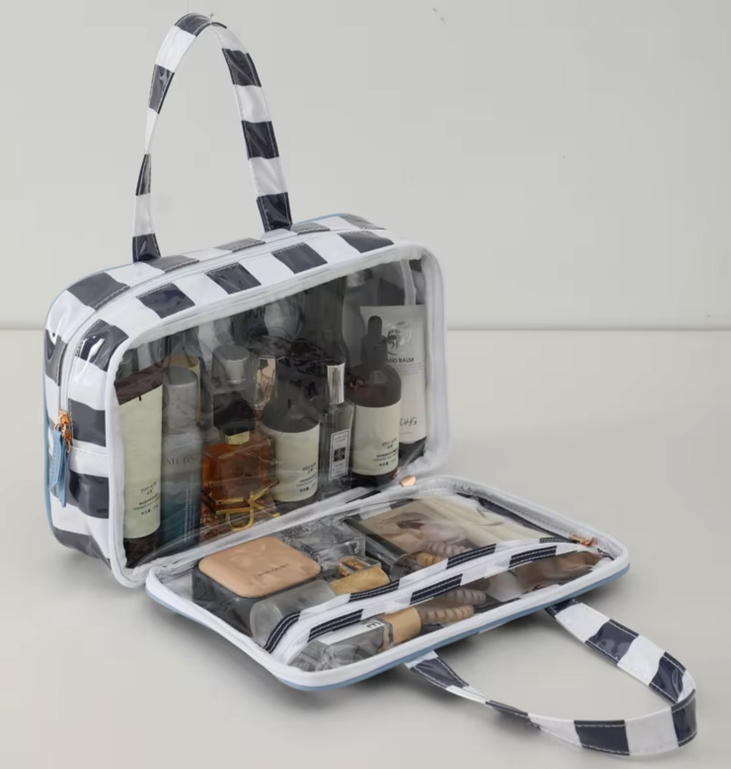 Seaside Stripe Waterproof Cosmetic