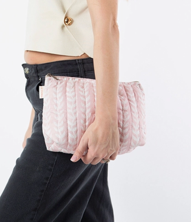 Block Print Clutch