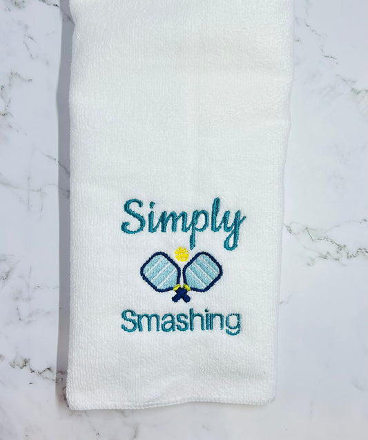 Simply Smashing Pickleball Towel