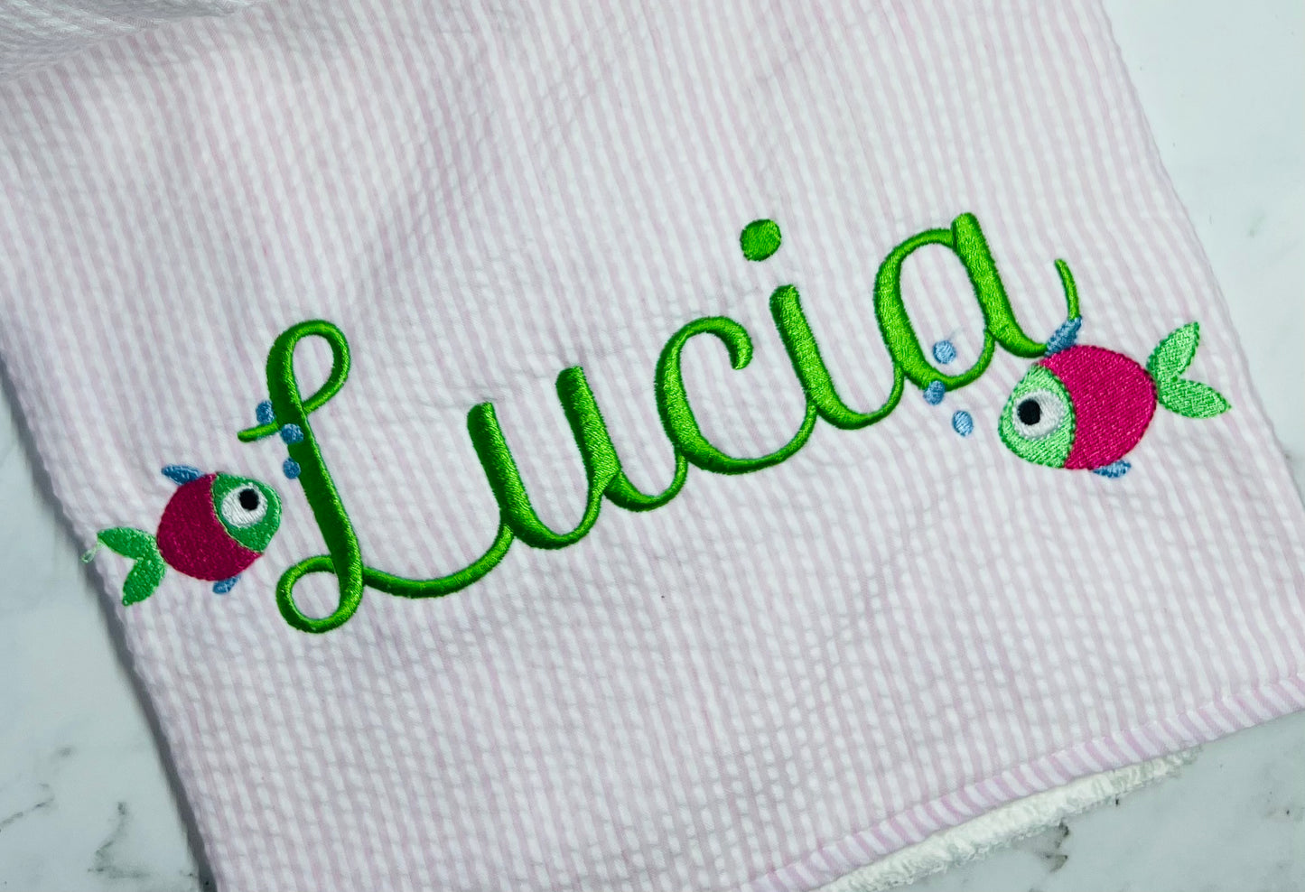 Seersucker Beach Towel
