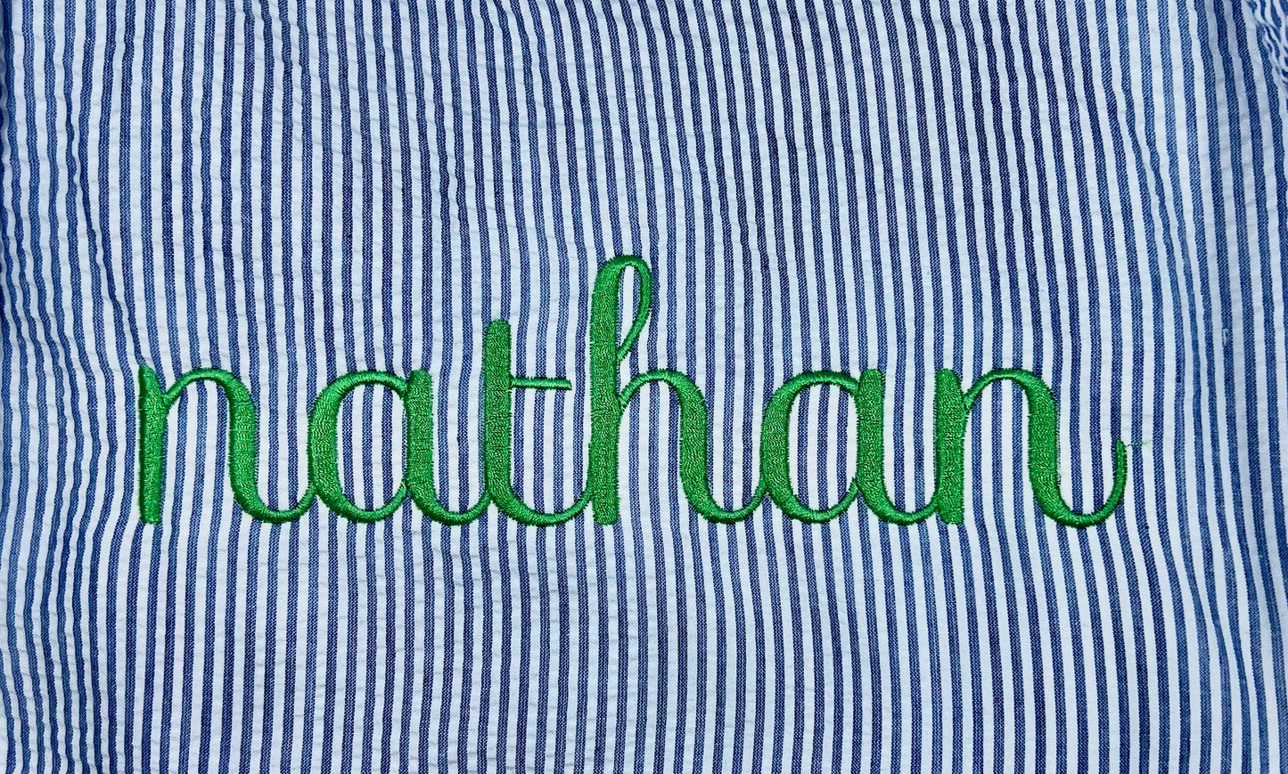 Seersucker Beach Towel