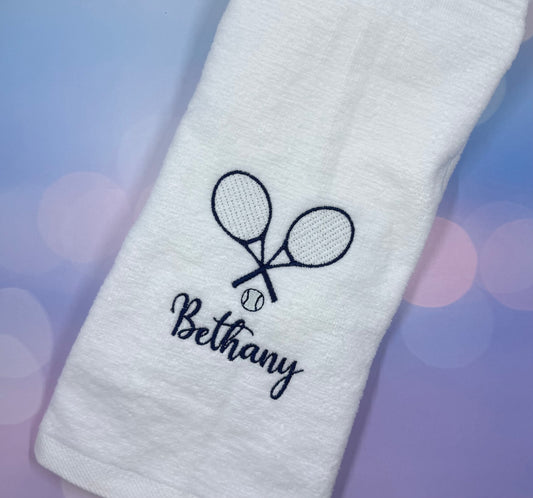 Tennis Towel with Name