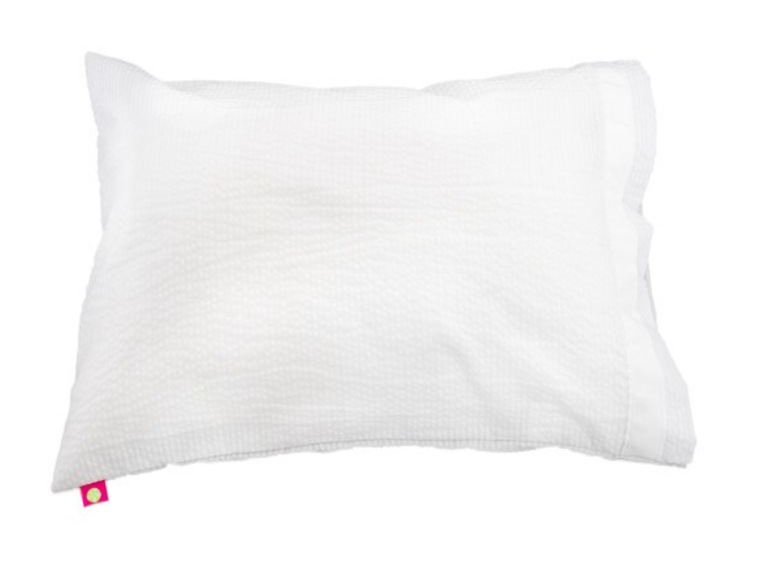 Classic White Seersucker Pillowcase
