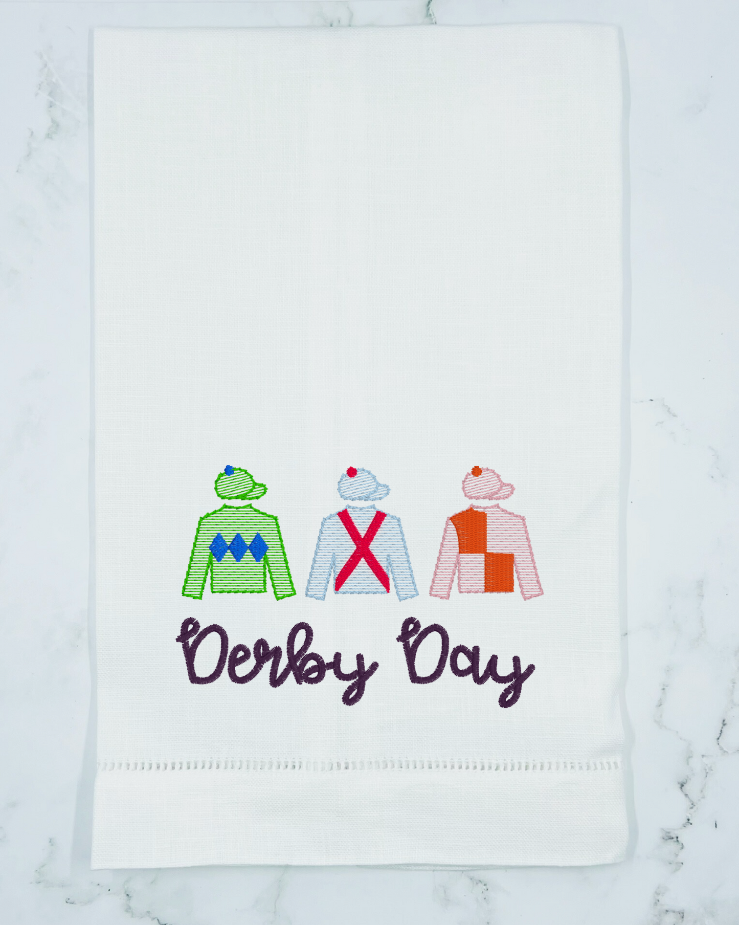 Derby Day Guest Towel