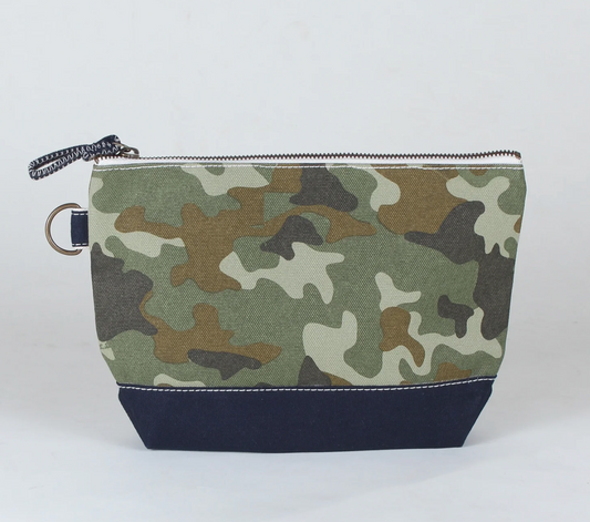 All In Zip Top Pouch in Venture Camo Print