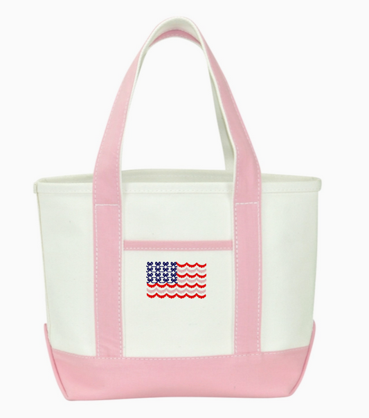 Ribbons & Bows Patriotic Tote