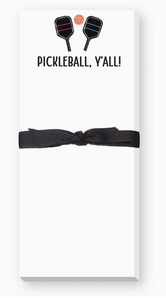Pickleball Y'all Skinnie Notepad