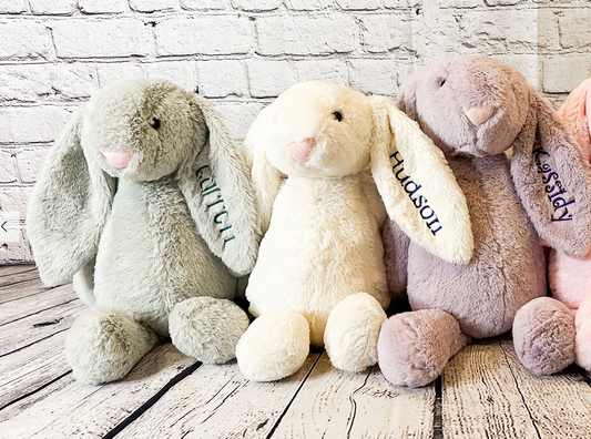 Monogrammed Plush Bunny