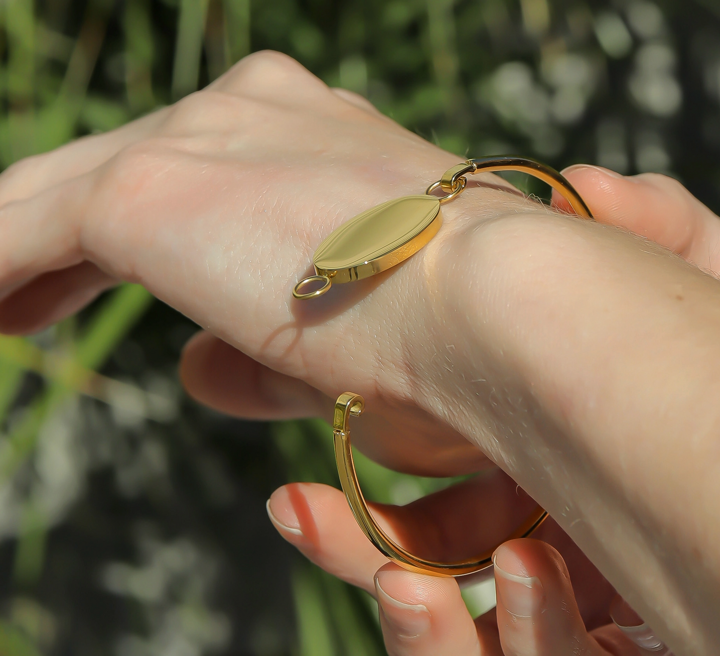 Oval Monogrammed Braclet