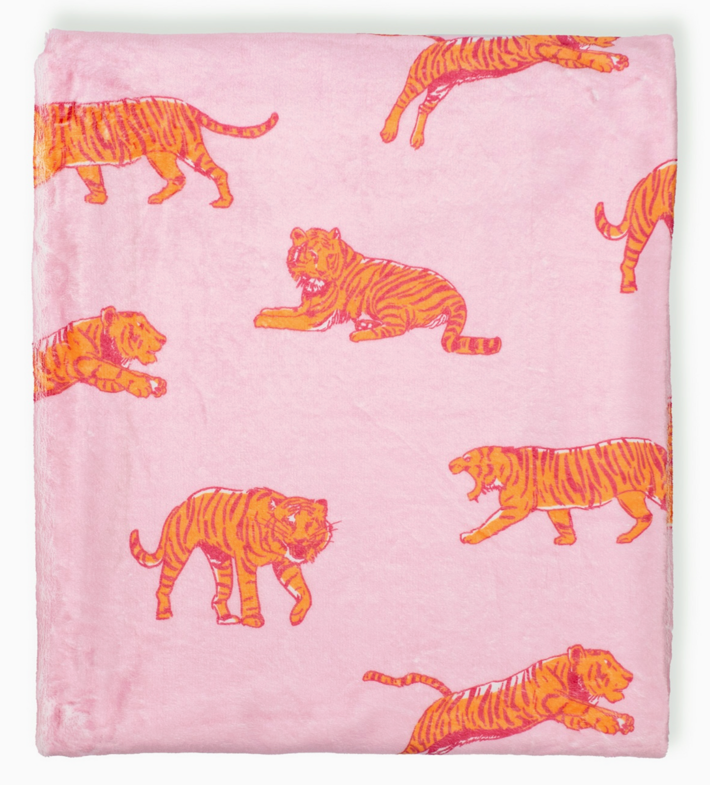 Tiger Walk Throw Blanket