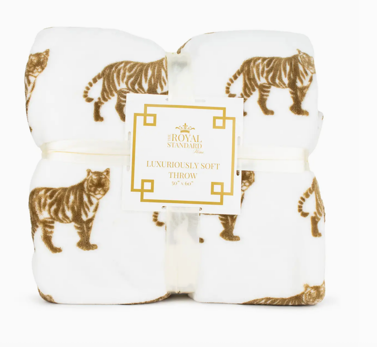 Tiger Throw Plush Blanket