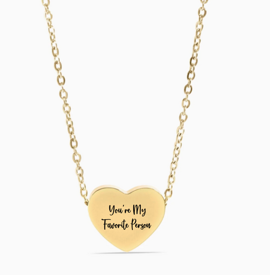 Stainless Steel Heart Necklace