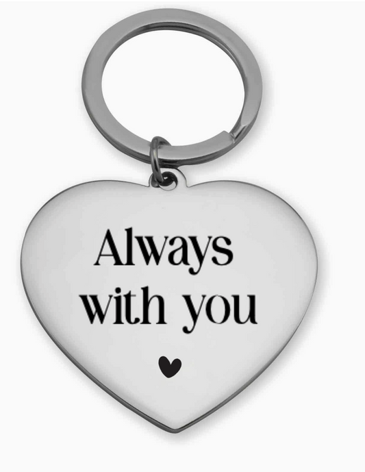 Heart Stainless Steel Keychain