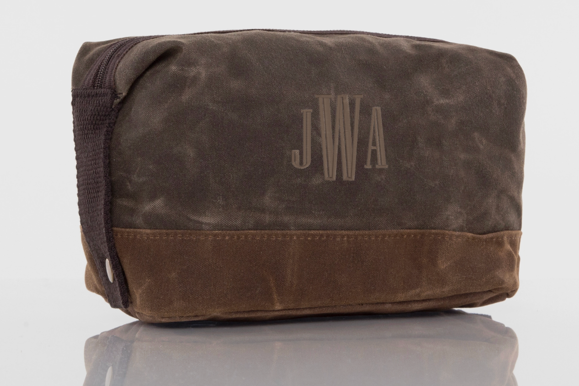 Waxed Dopp Kit