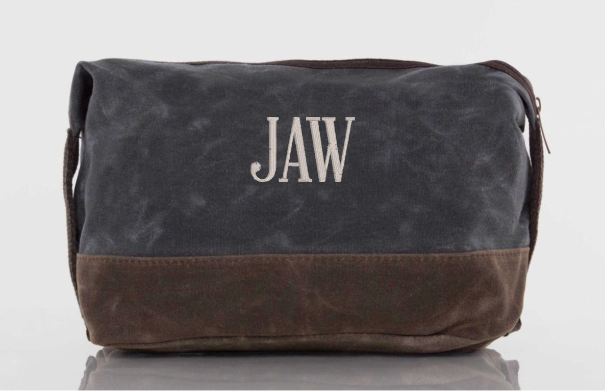 Waxed Dopp Kit