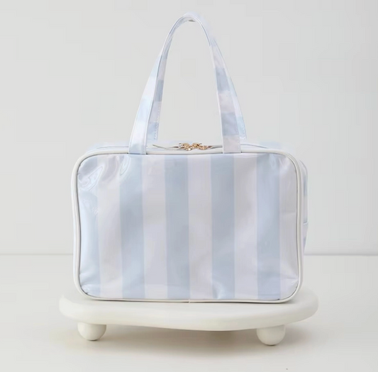 Seaside Stripe Waterproof Cosmetic
