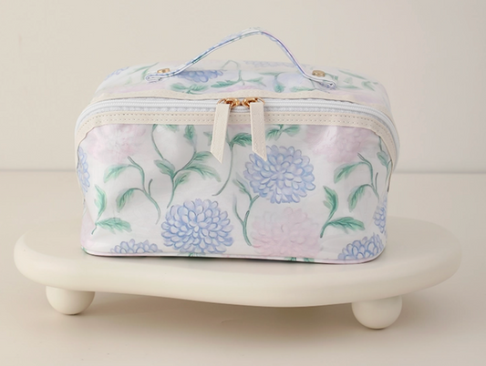 Hydrangea Waterproof Makeup Bag