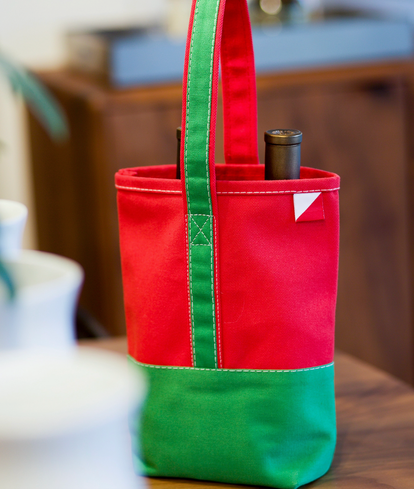 Holiday 2-Bottle Wine Totes