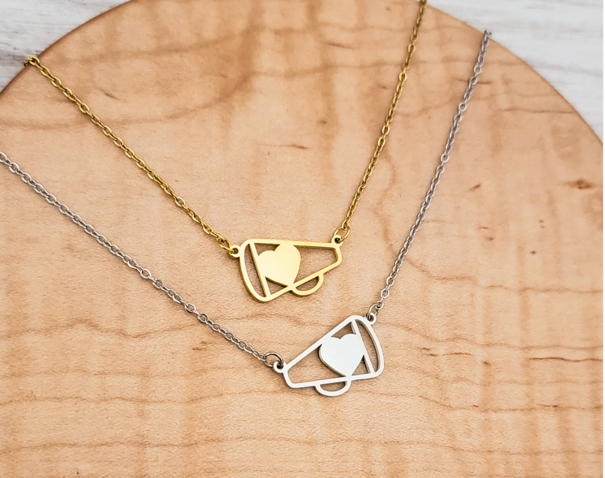 Personalized Cheerleading Necklace