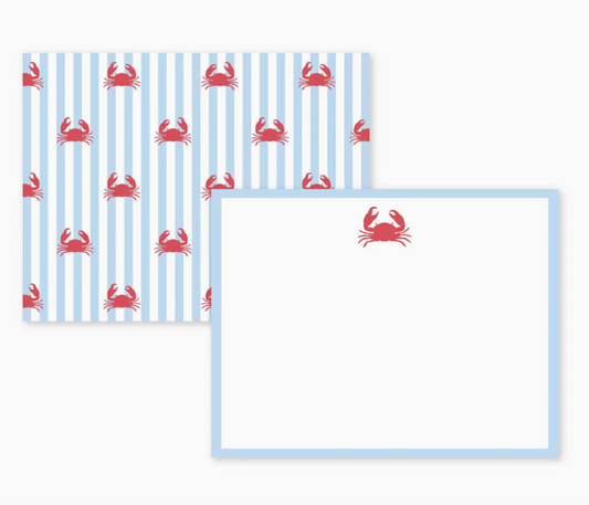 Crab Boutique Flat Cards